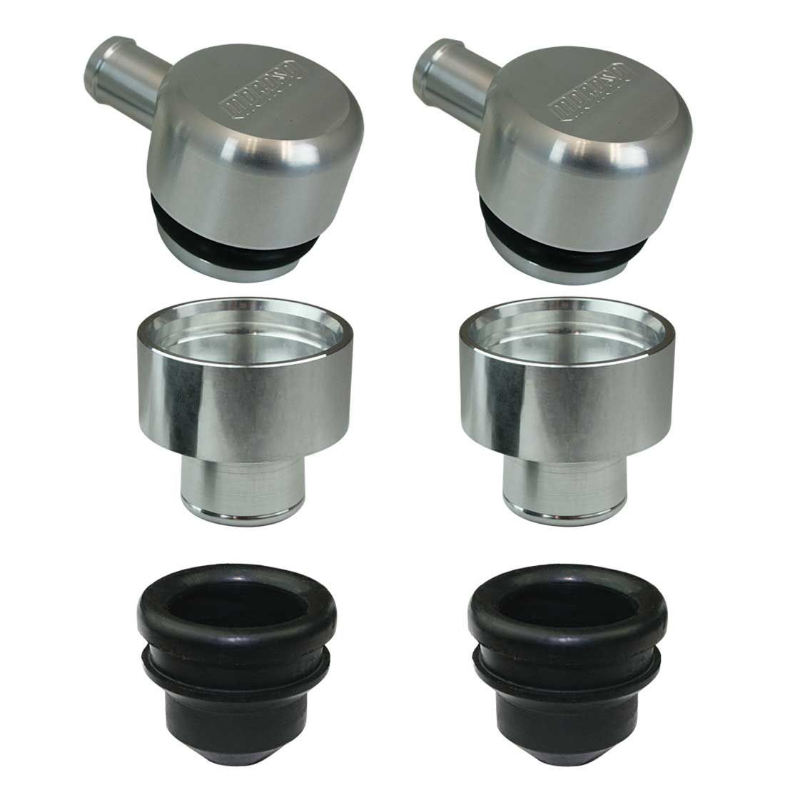 Billet Breather Adapter Kit 2pk for 1.22 Hole - 68864