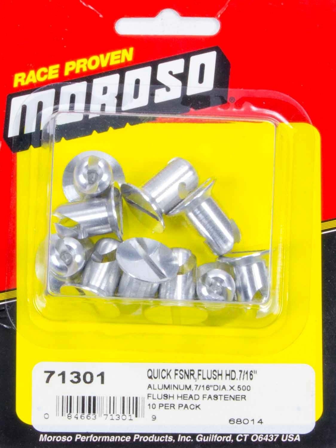 Alum. Quick Fasteners- Flush Head-7/16in x .5in - 71301
