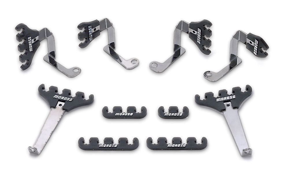 SBF Spark Plug Wire Loom Kit - Black - 72133