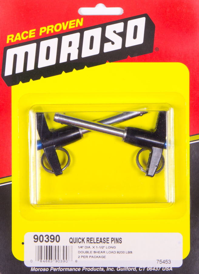 Quick Release Pins (2) 1/4 x 1-1/2 - 90390