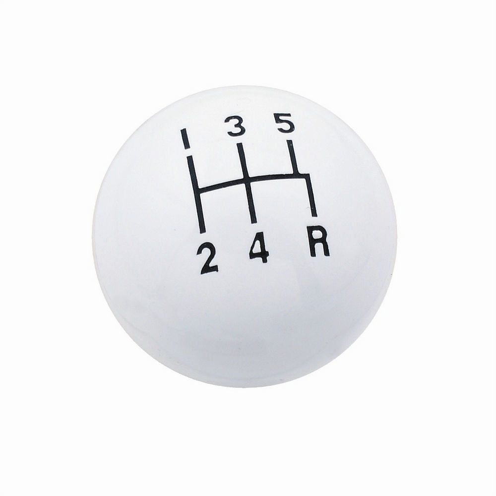 Classic Shifter Knob 5 Speed White - 9619