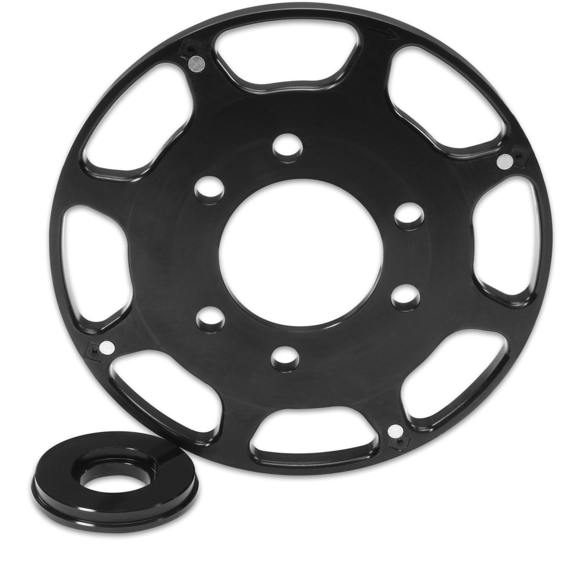 Crank Trigger Wheel Black 7 SBC - 86113