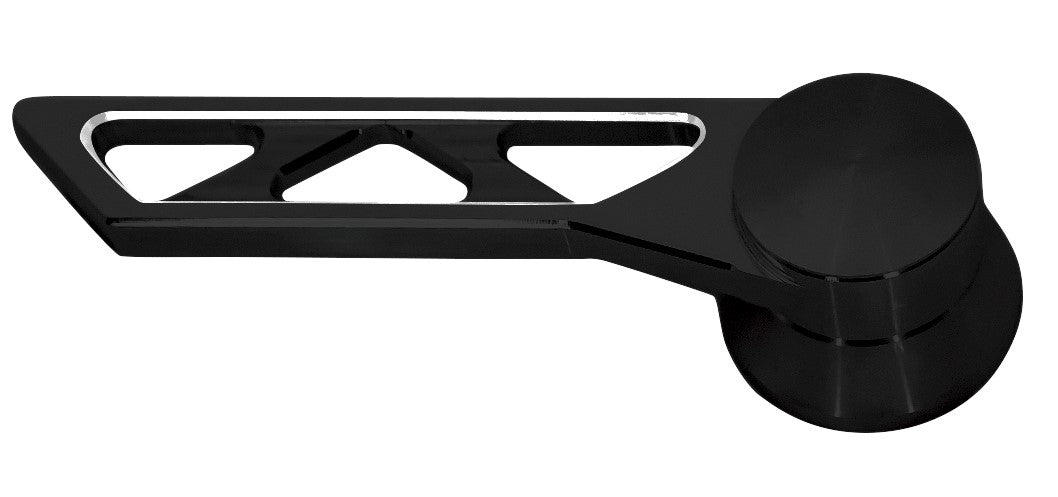 Universal Door Handle For Pre-1948 Ford; Black Onyx; Triangular