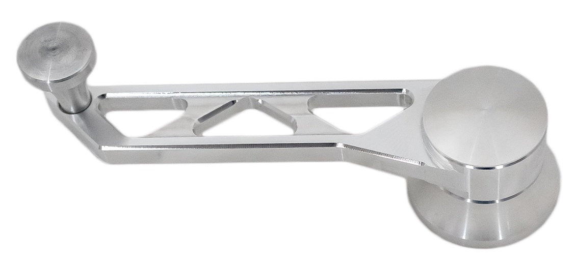 Window Crank; Chevy & Ford 1949+; Triangular; Polished