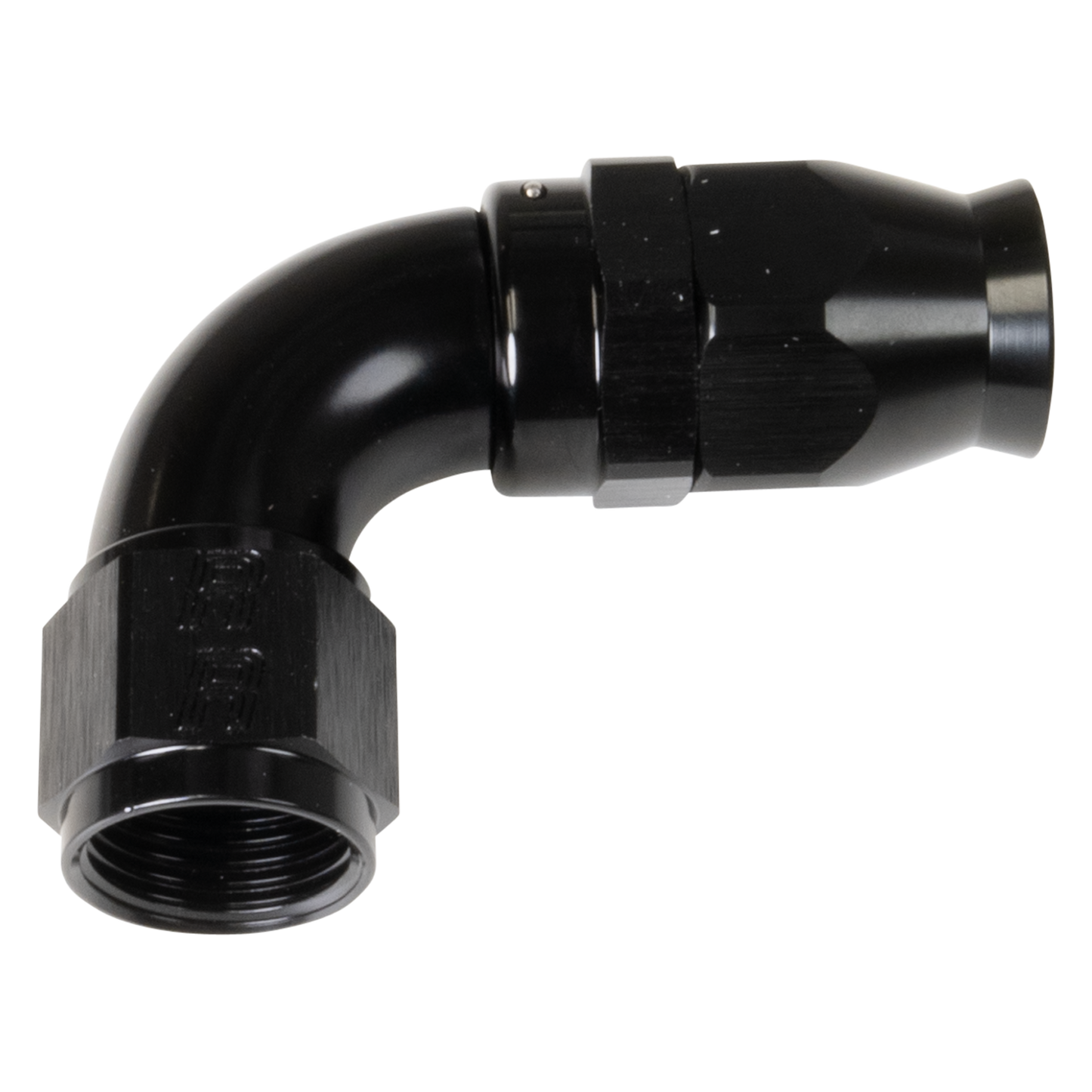 Black 90 -10 Pro PTFE Hose End
