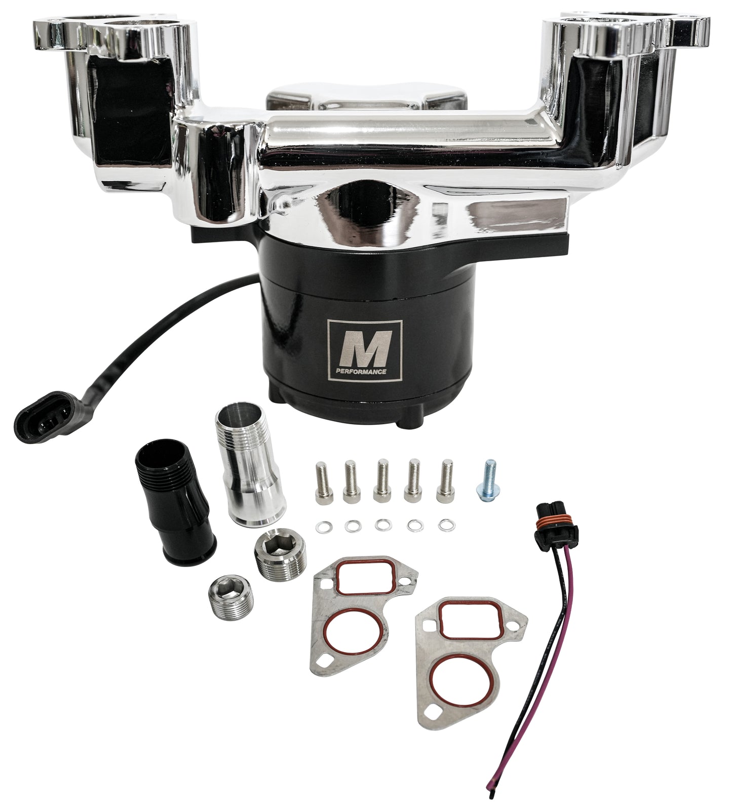 Chevy LS Electric Water Pump Chrome