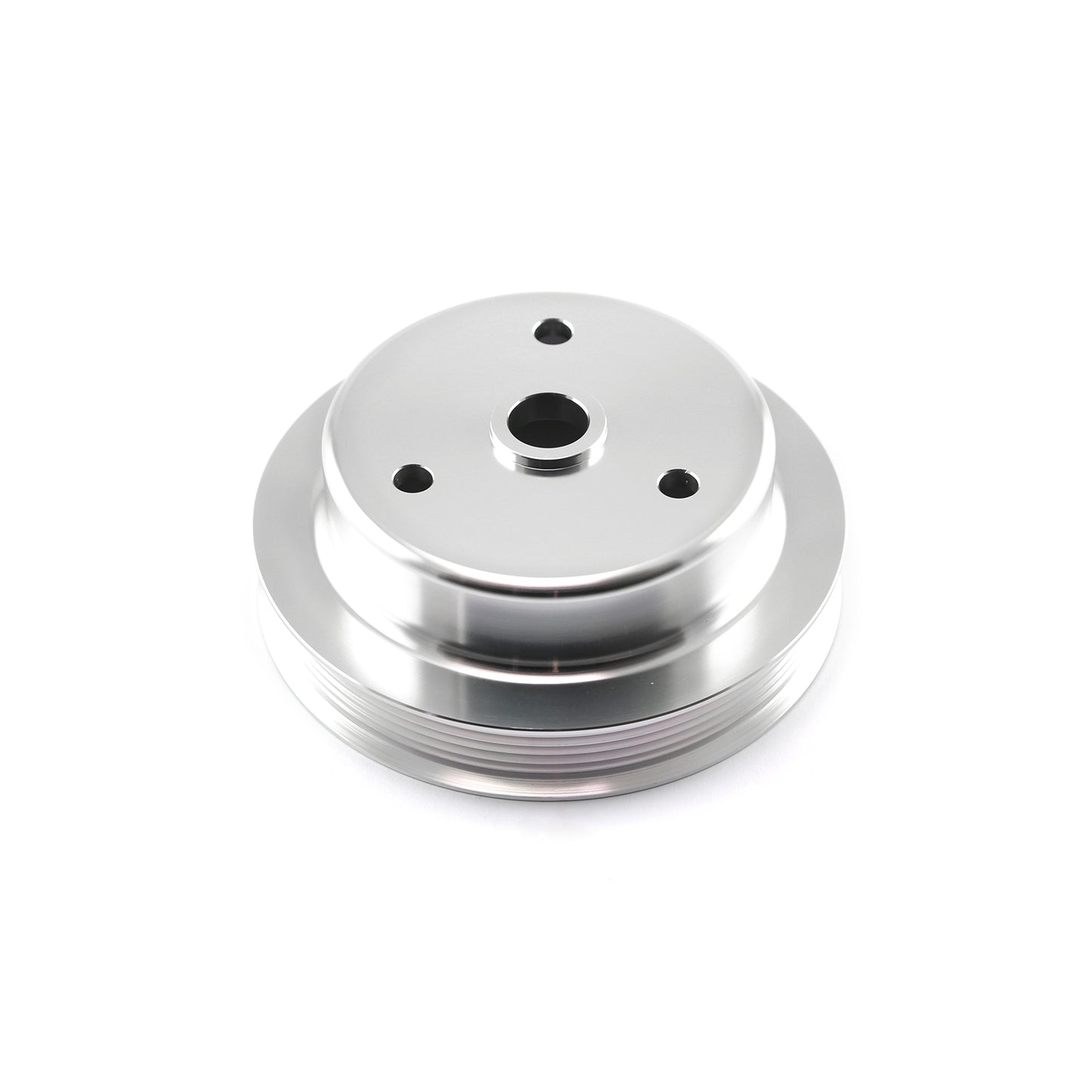 Speedmaster PCE239.1025 Fits Chevy SBC Billet Aluminum Short Water Pump SWP Serpentine Pulley