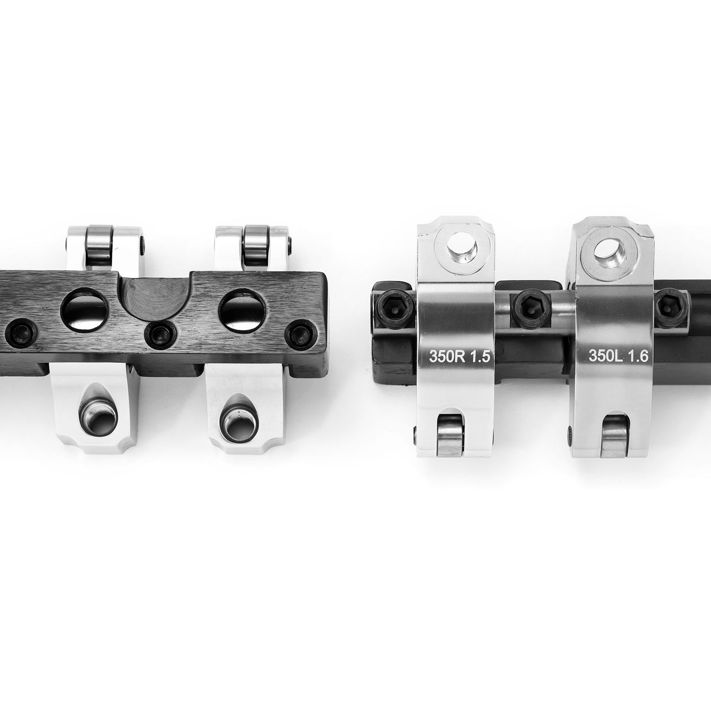 Speedmaster PCE261.1139 Fits Chevy SBC 350 1.5/1.6 Split Aluminum Shaft Roller Rocker Arms Set W/ Hardware