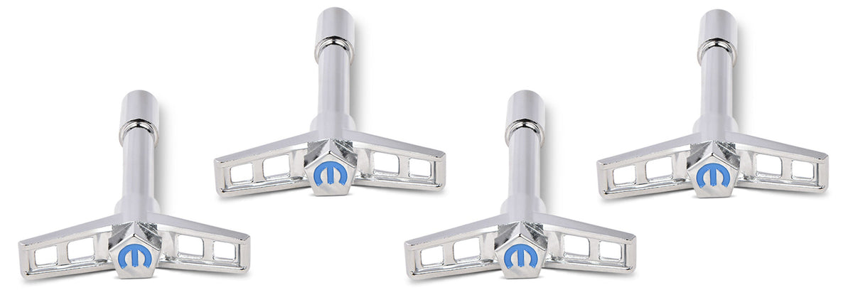 Mopar V/C Wing Nuts Chrome Blue Emblem - 440902