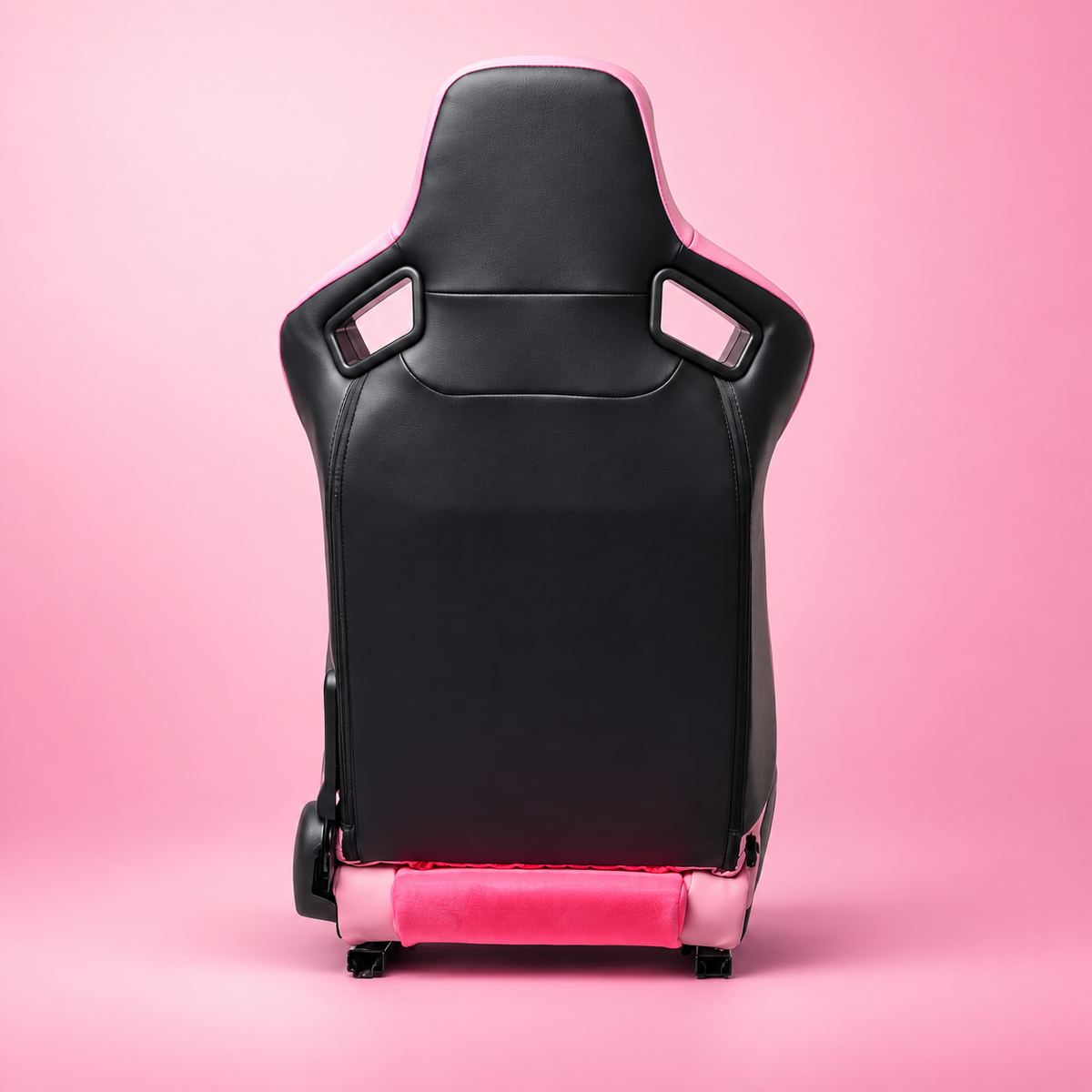 ZUES Collection Pink Bull Boost Reclinable Adjustable Racing Bucket Seat