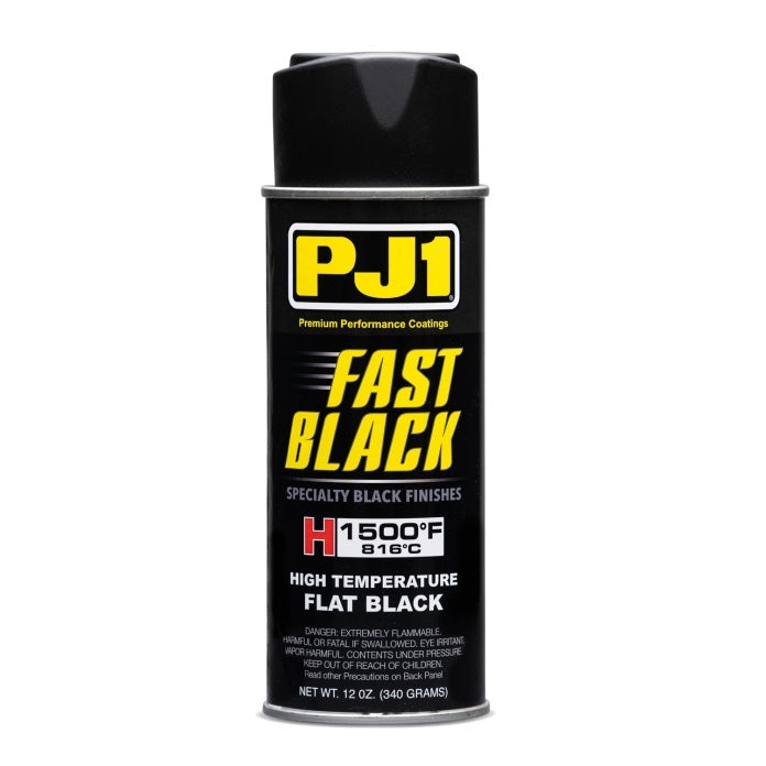 Flat Black Hi-Temp Paint 2000degF 11oz - 16HIT