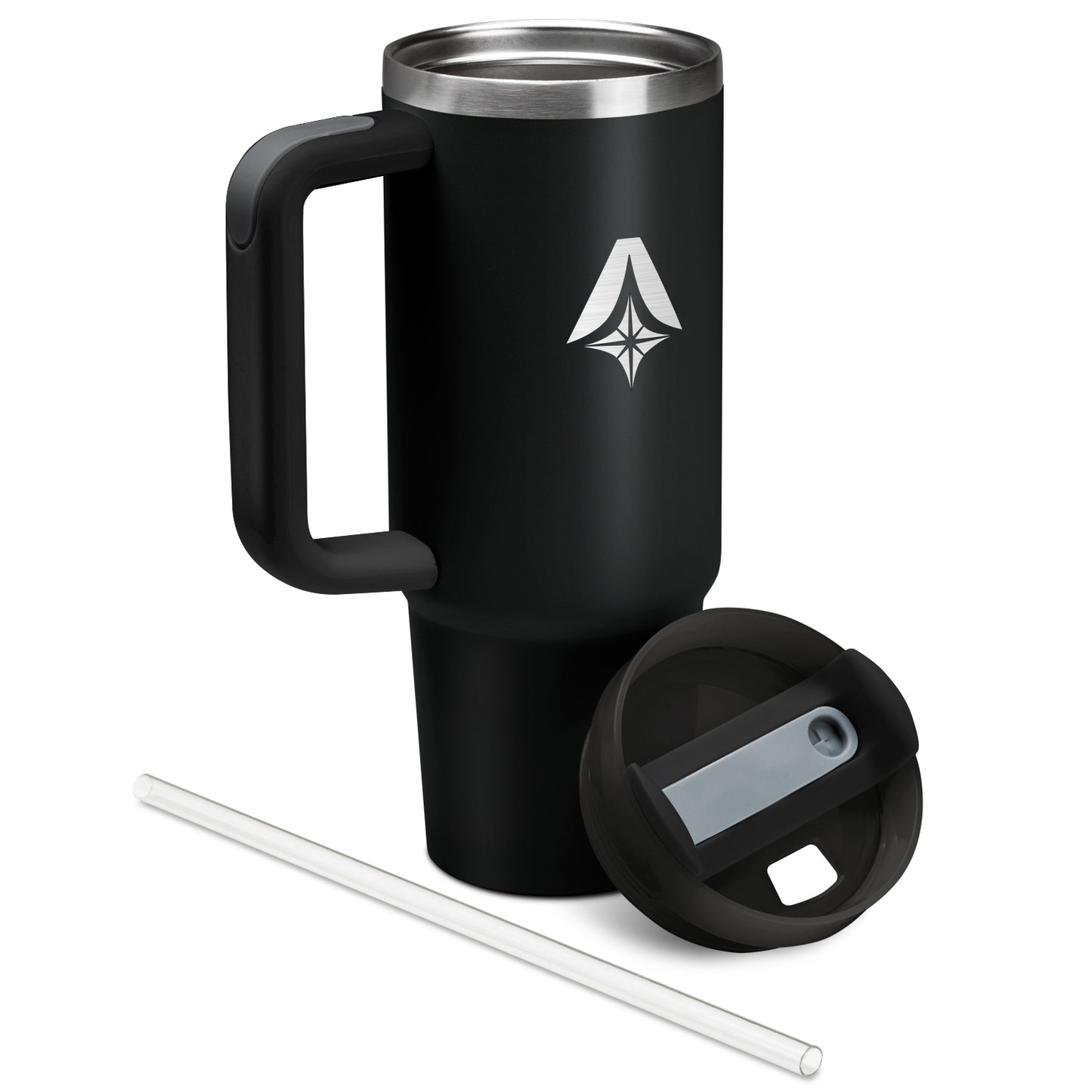 Pittman 40oz. Hydration Tumbler With Comfort Soft Handle - Black