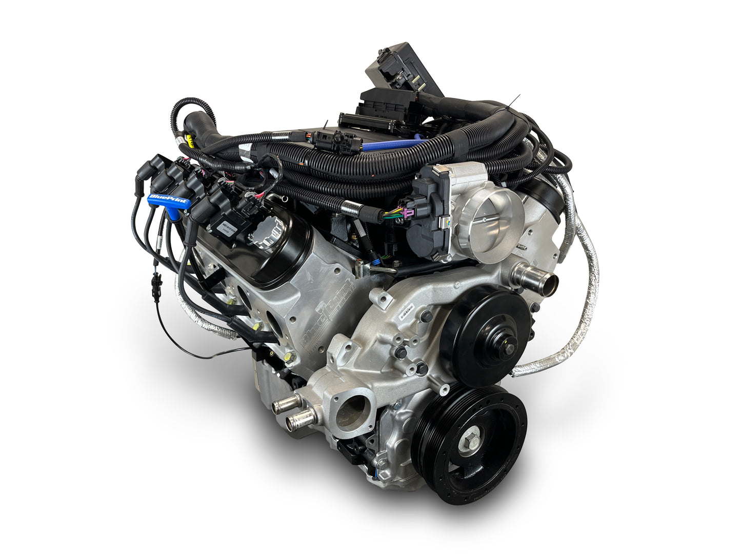 BluePrint Engines GM LS Compatible 427 C.i. Pro Series Engine - BPE Cast Intake - Base Dressed - BluePrint Engines Calibrated ECU