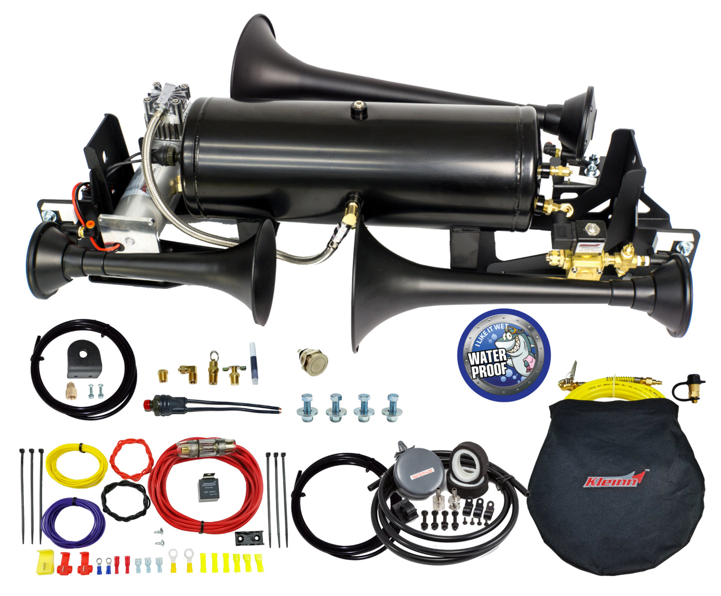 Kleinn Air Horns - RAM1500-734 - RAM 1500 730 TRAIN HORN