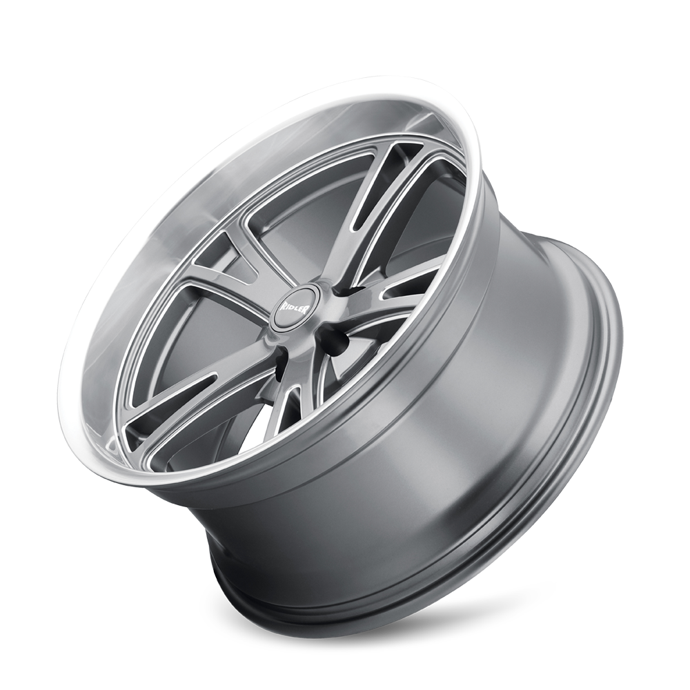 RIDLER 606 GLOSS GREY MACHINED 18X8 5-127 0MM 83.82MM 606-8873G