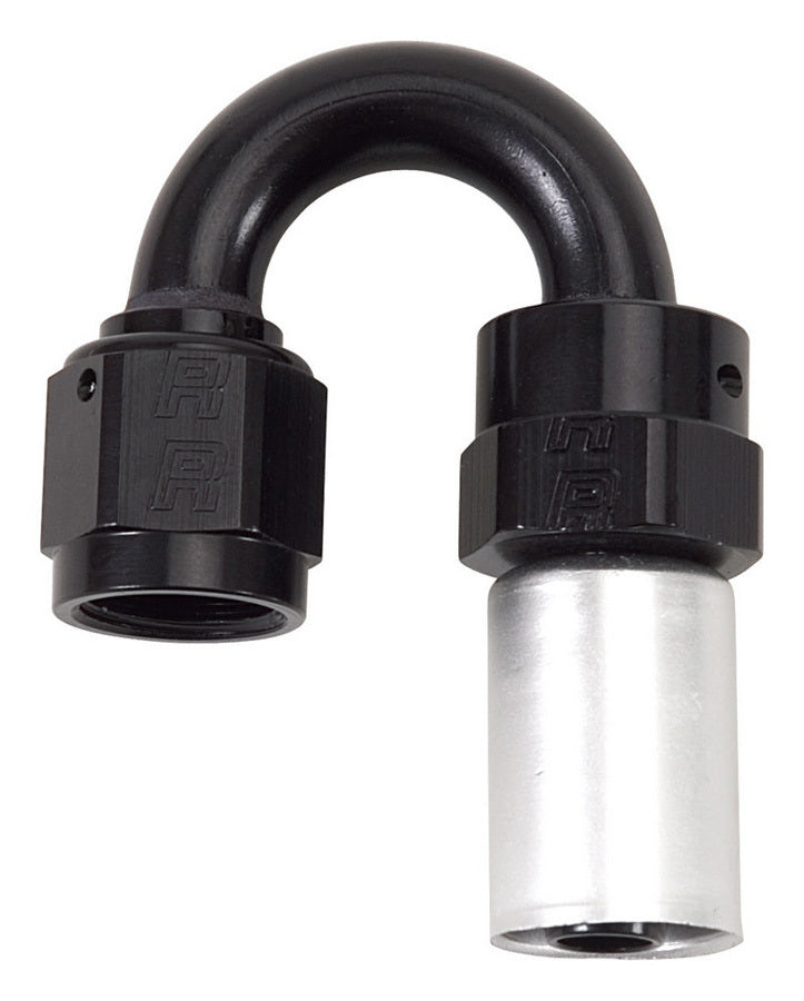 #6 180 Deg Hose Fitting P/C Crimp-On - 610513