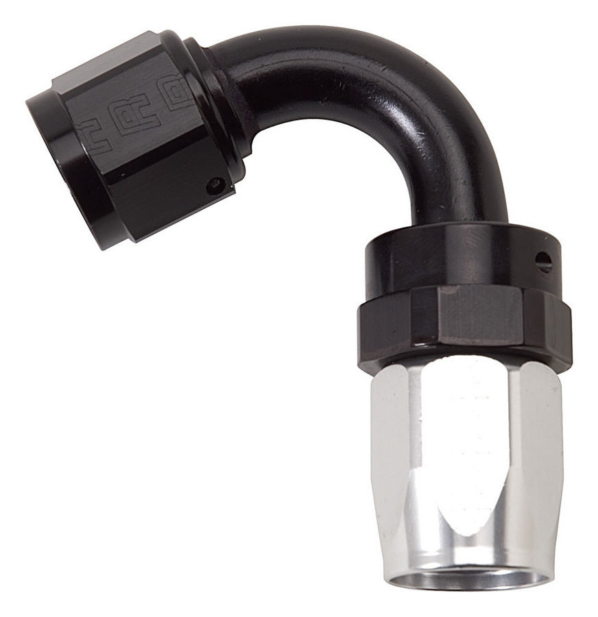 10AN 120Deg Swivel Tight Radius CLR/BLK - 613423