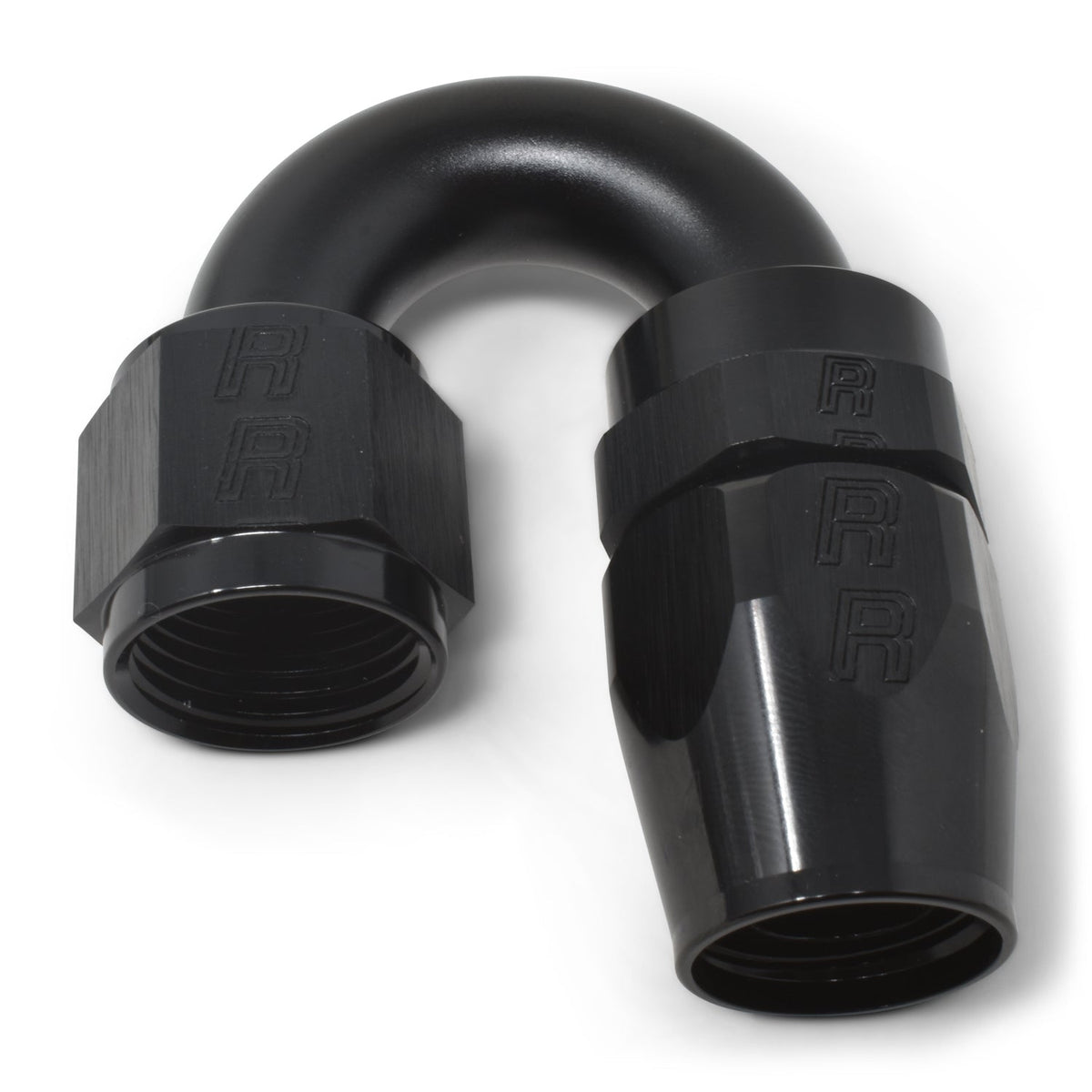 8AN 180Deg Hose End ProClassic Swivel Black - 613515