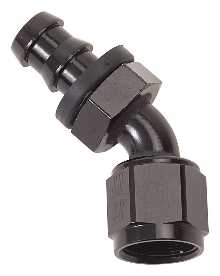 Twist-Lok Hose End #10 45 Deg Black - 624103