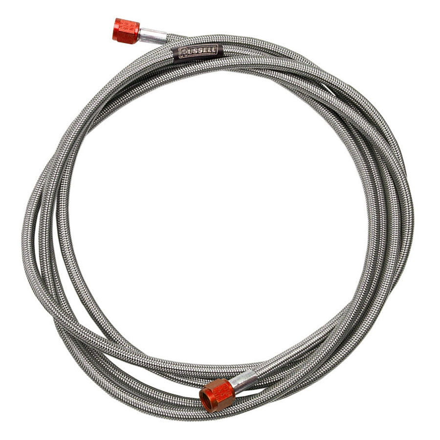 3AN 12in Fuel Line Red Ends - 658070