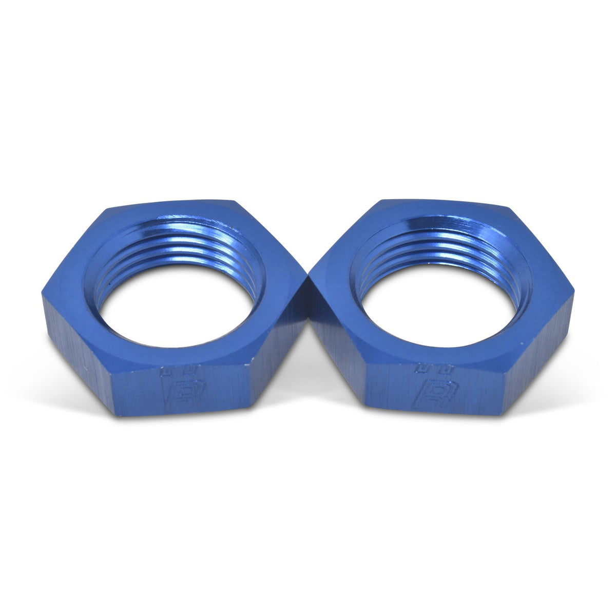 6AN Bulkhead Nuts Blue 2/pkg - 661890