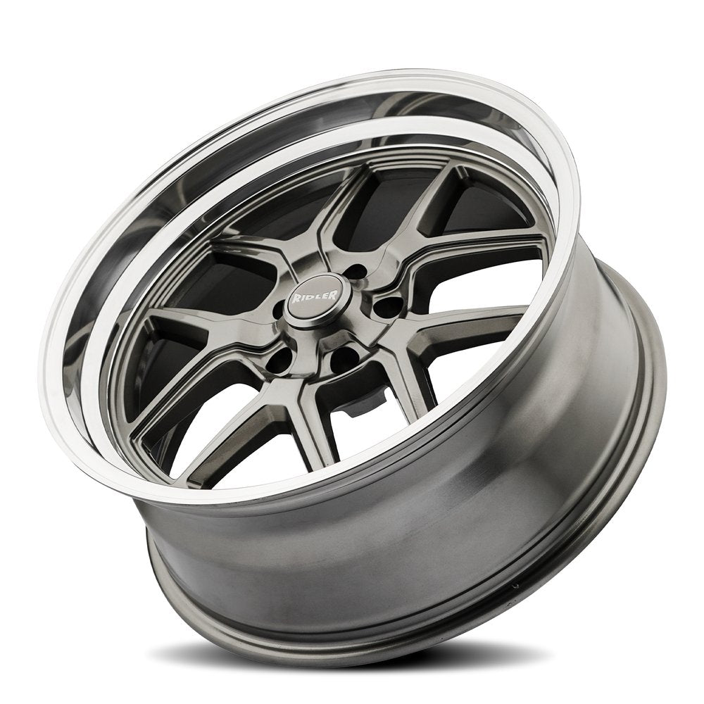 RIDLER 610 GLOSS GREY POLISHED 17X8 5-120.65 0MM 83.82MM 610-7861G