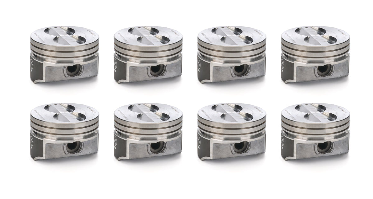 SBC Cast Piston Set - H345DCP40