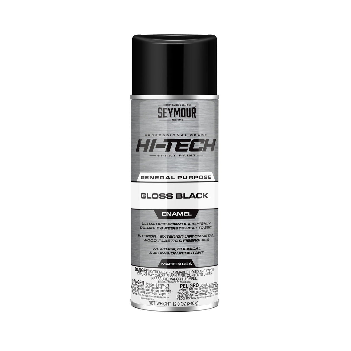 Hi-Tech Enamels Gloss Black Paint - 16115