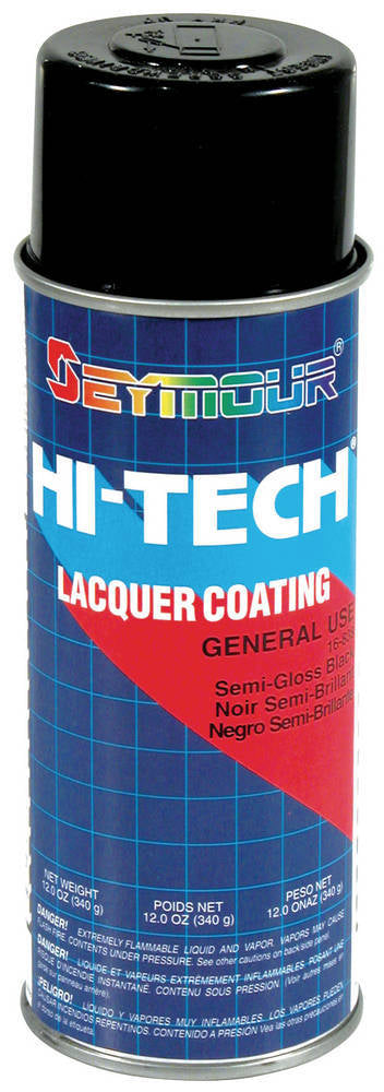 Hi-Tech Lacquers Semi- Gloss Black - 16838