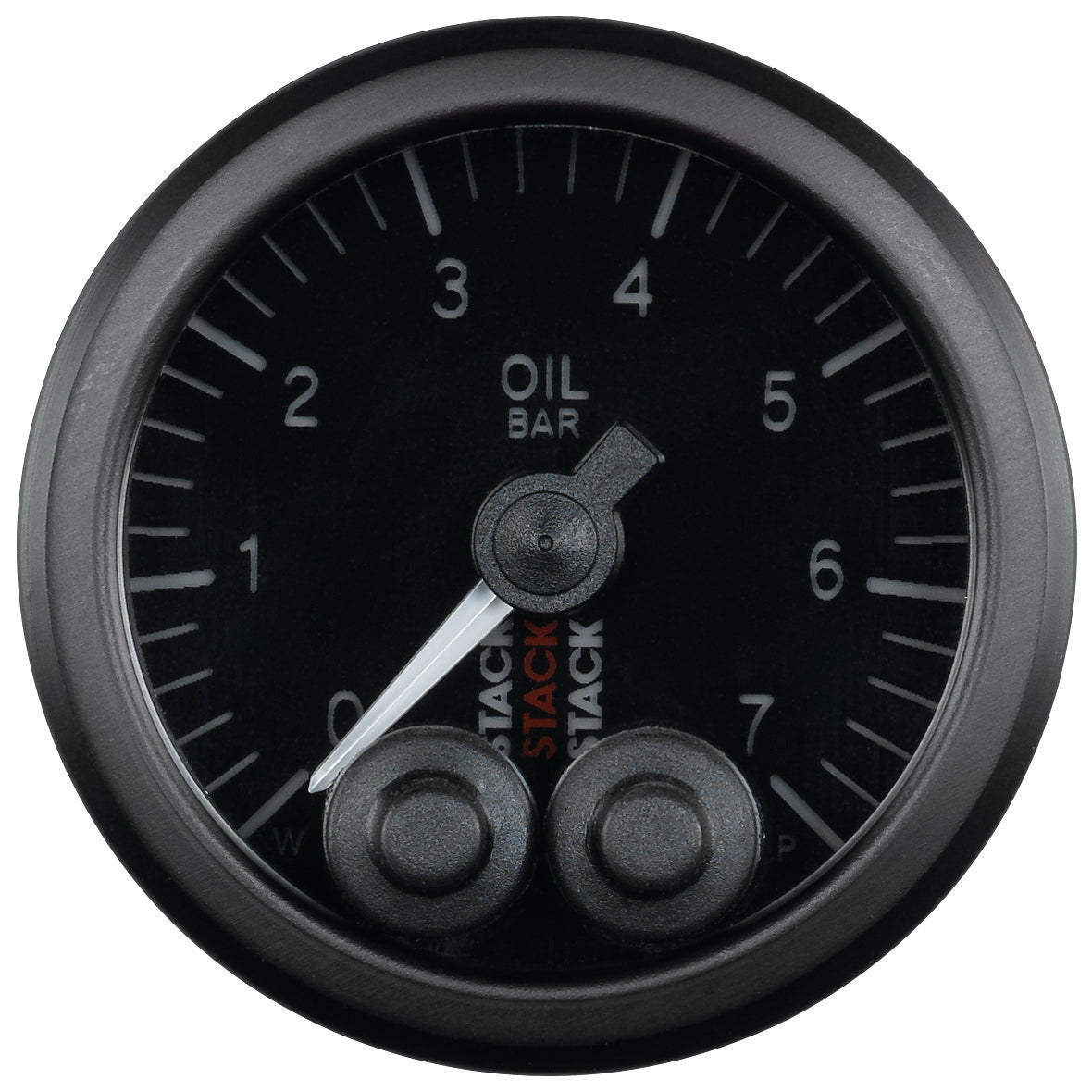 OIL PRESS PRO-CONTROL 52MM BLK 0-7 BAR M10 MALE