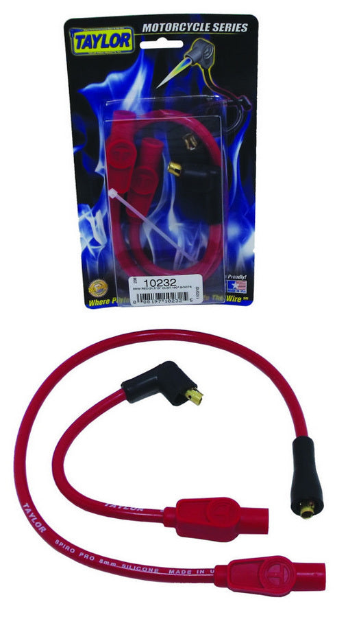 Spark Pug Wire Set - 8mm Spiro Pro - Motorcycle - 10232