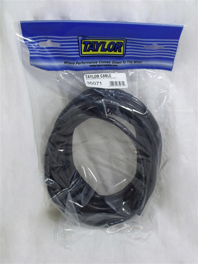 8mm Spiro-Pro Plug Wire 30ft Black - 35071