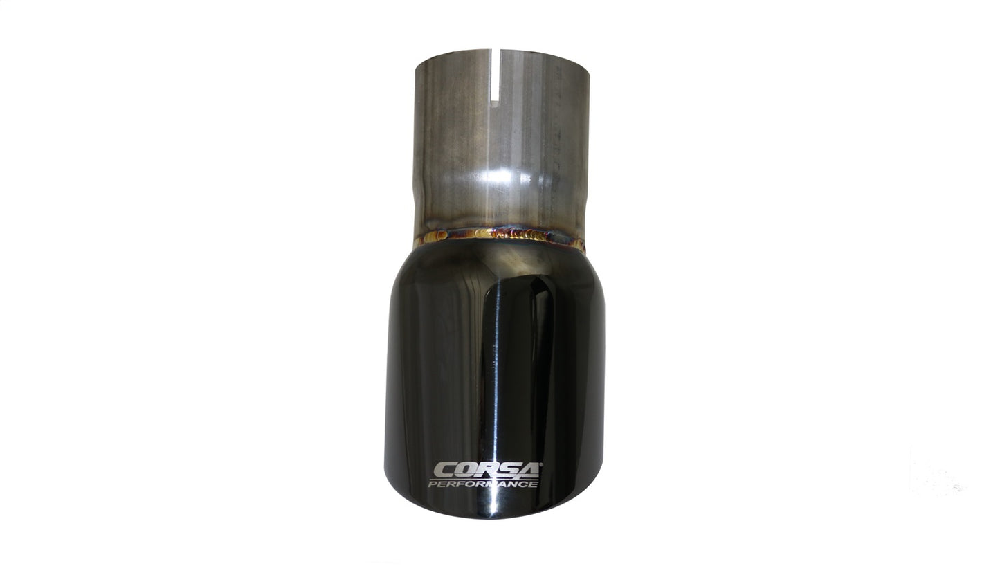 Single 3.5in. Black PVD Pro-Series Universal Tip Kit (2.75in. Inlet-Clamp Includ