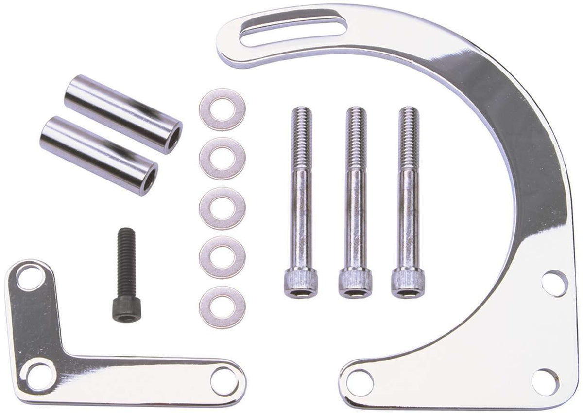 2pc. Lower Alt. Bracket Chrome - 8990