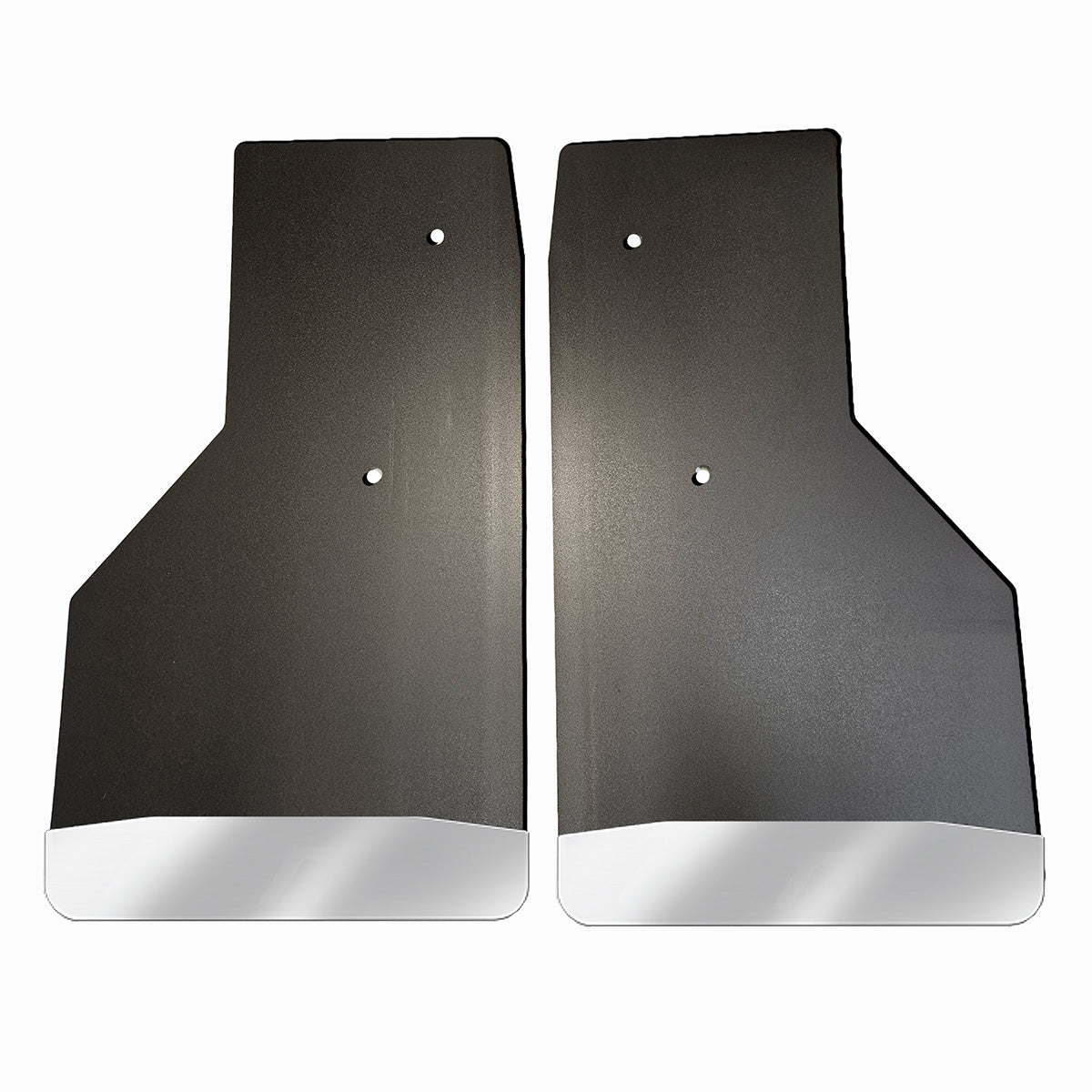 No Drill Specific Design Rear Mud Flaps For The 2010 To 2018 Dodge Ram 2500-3500 Pickups With Stainless Steel Weights Pre-Installed - 14"W X 24"H