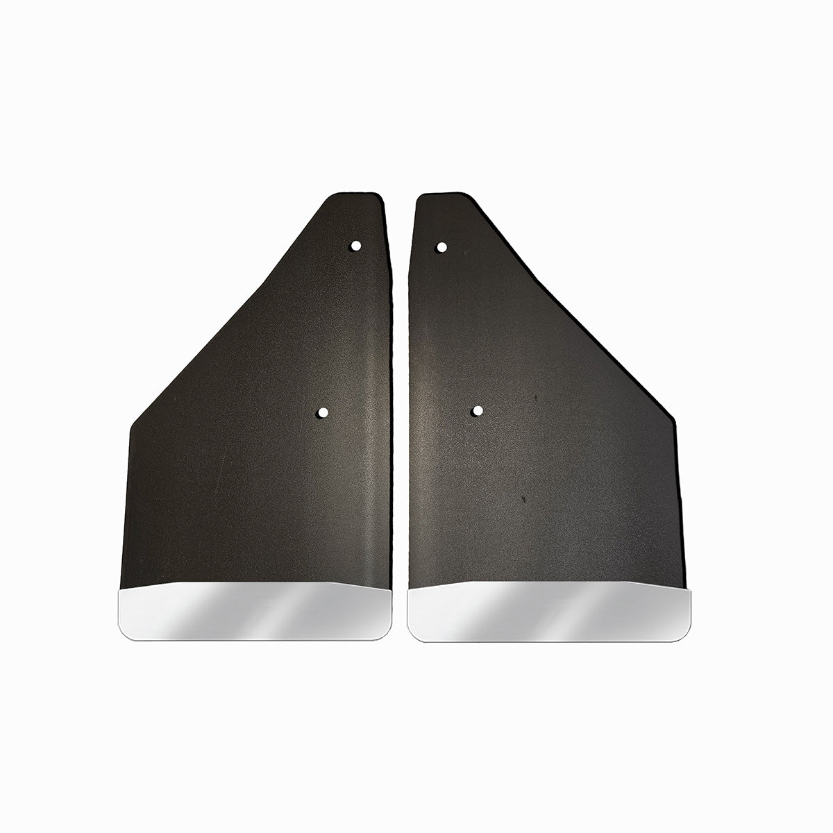 No Drill Specific Design Rear Mud Flaps For The 2009-2018 Dodge Ram 1500 Pickup With Stainless Steel Weights Pre-Installed - 12"W X 20.5"H