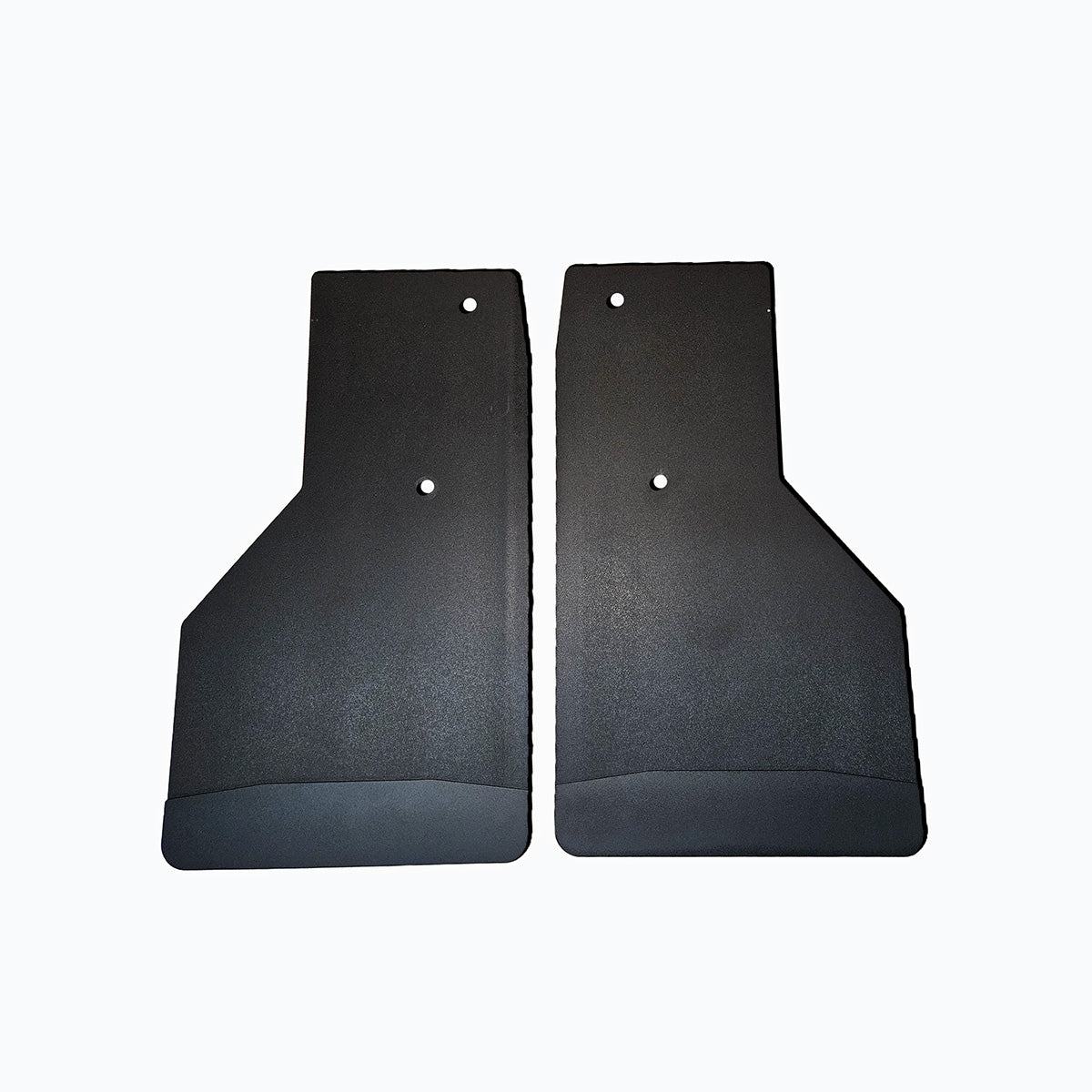 No Drill Specific Design Rear Mud Flaps For The 2019+ Ram 2500/3500 Pickups With Black-Powder Coated Stainless Steel Weights Pre-Installed - 14"W X 24"H No Factory Flare