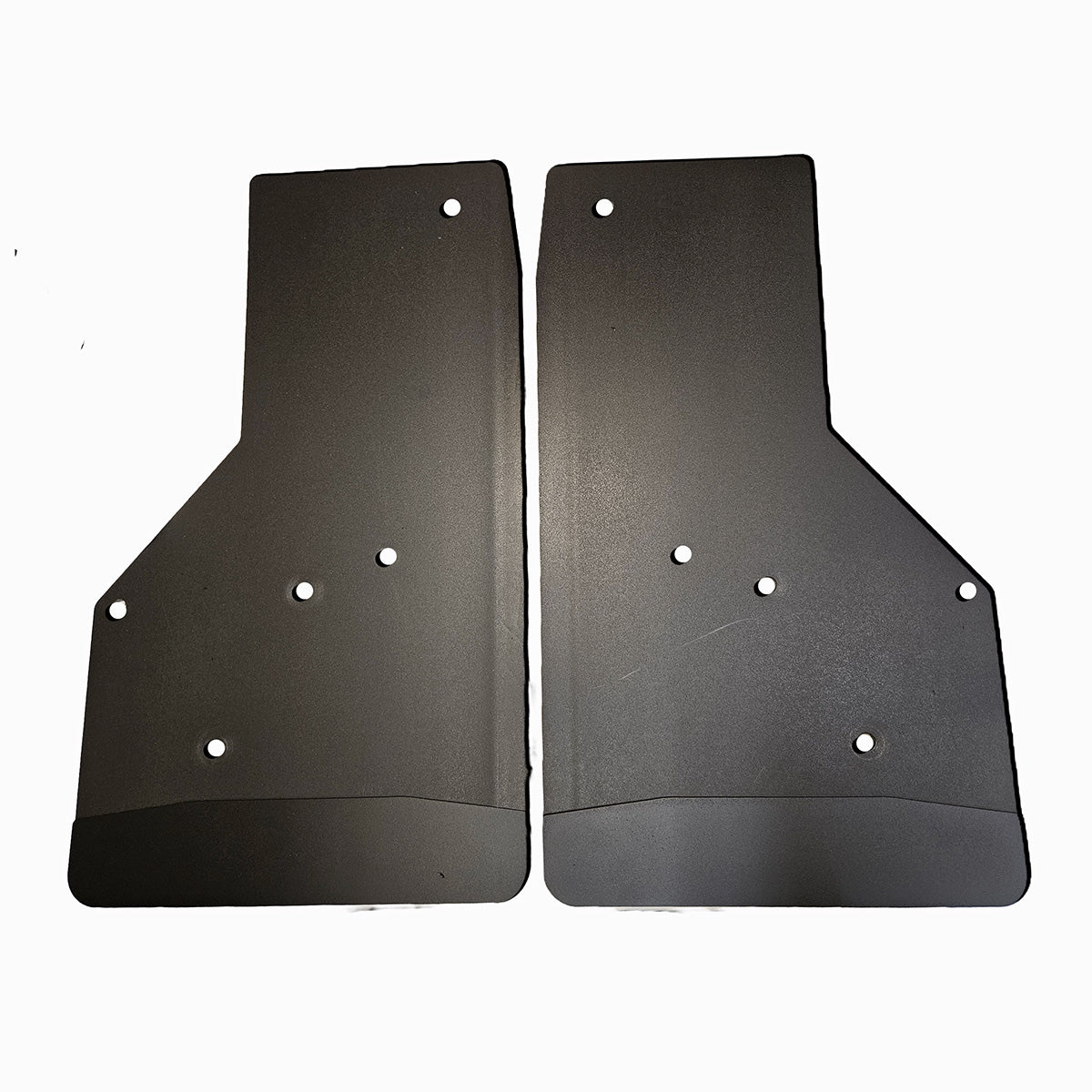 No Drill Specific Design Front Mud Flaps For The 20+ Chevrolet 2500/3500 Pickups With Black-Powder Coated Stainless Steel Weights Pre-Installed - 14"W X 24"H
