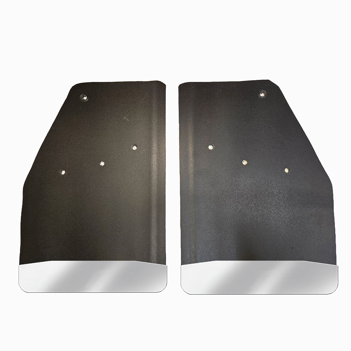 No Drill Specific Design Rear Mud Flaps For The 2020+ GMC 2500/3500 Pickups With Stainless Steel Weights Pre-Installed - 14"W X 20"H