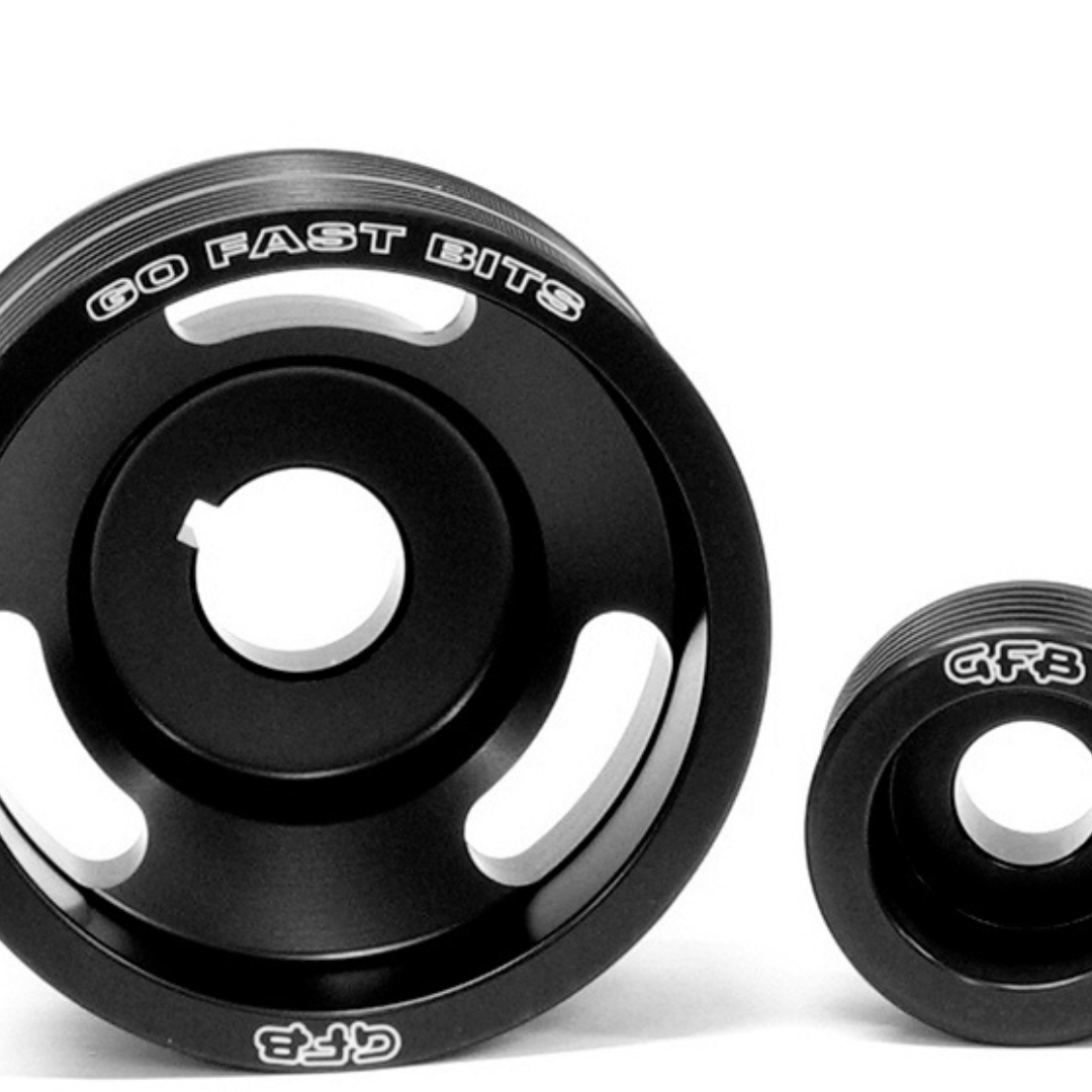 3-piece Underdrive Pulley Kit (Crank Alternator & Power Steering Pulleys & Belts.)