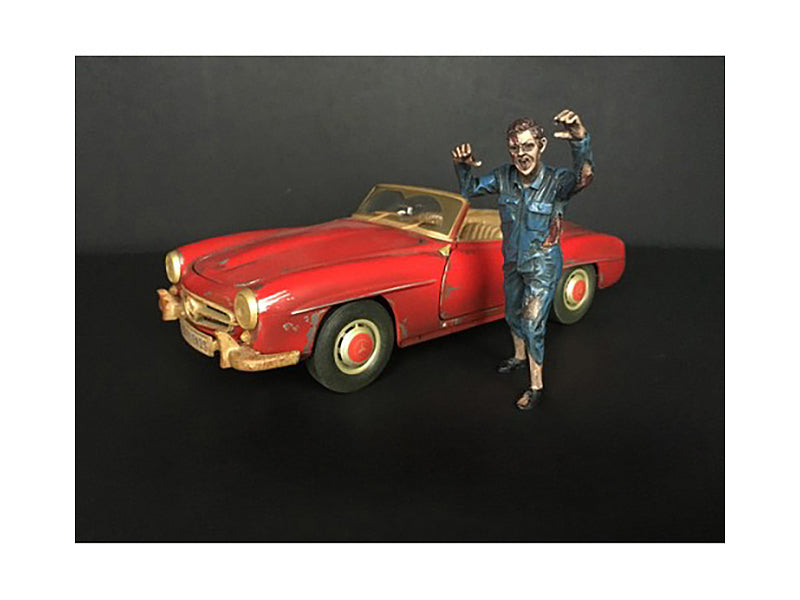 Zombie Mechanic Figurine II for 1/18 Scale Models by American Diorama free shipping USA