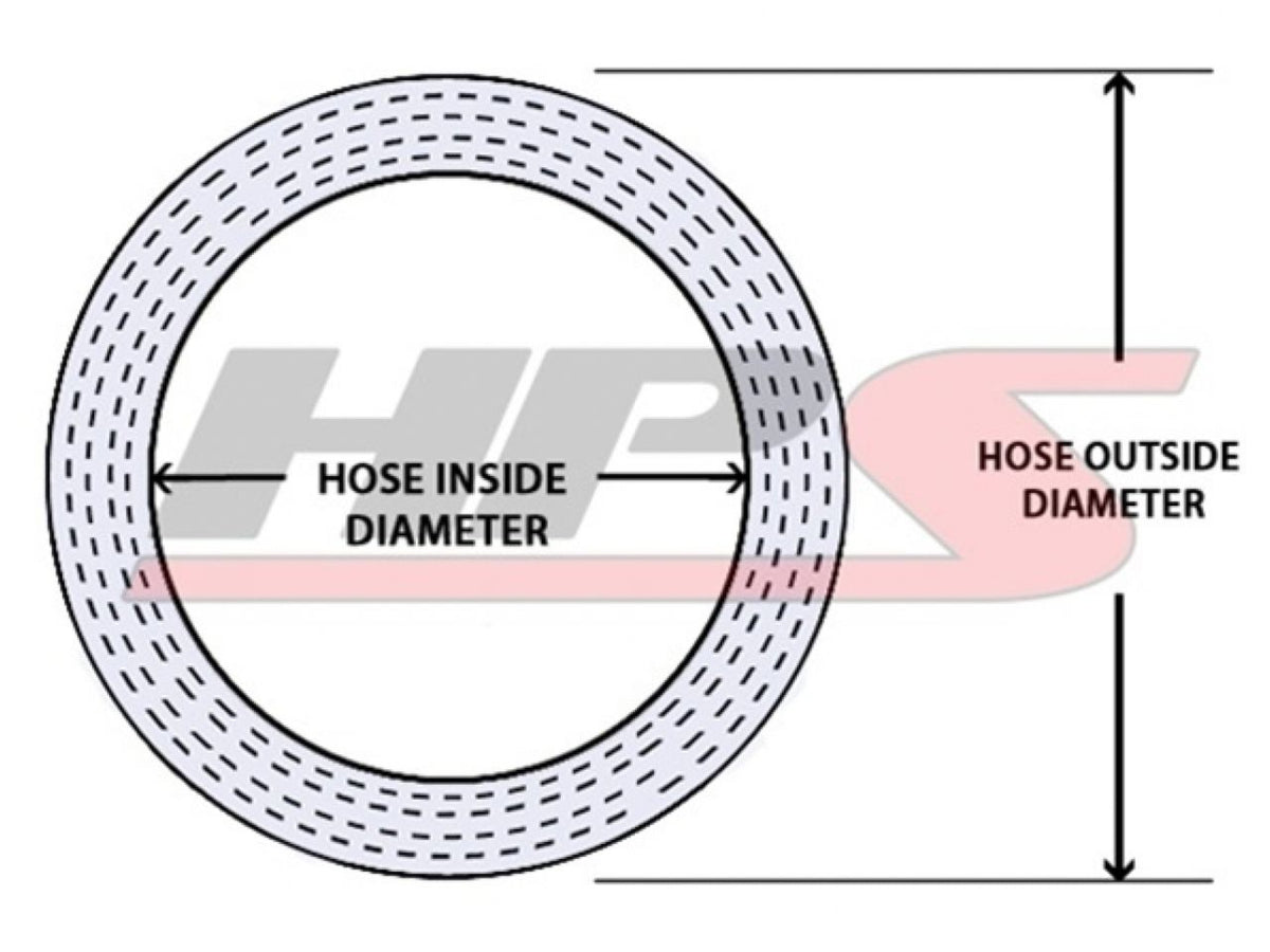 HPS High Temp 5/8"ID (16mm) Reinforced Silicone Heater Hose Clear