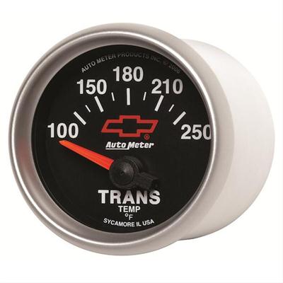 AutoMeter Gauge, Sport-Comp II, Chevy Red Bowtie, Transmission Temperature, 100-250 Degrees F, 2 - 364900406