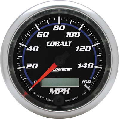 AutoMeter Speedometer, Cobalt In-Dash, 3 3/8 in., 0-160 mph, Digital, Electric, Each - 6288
