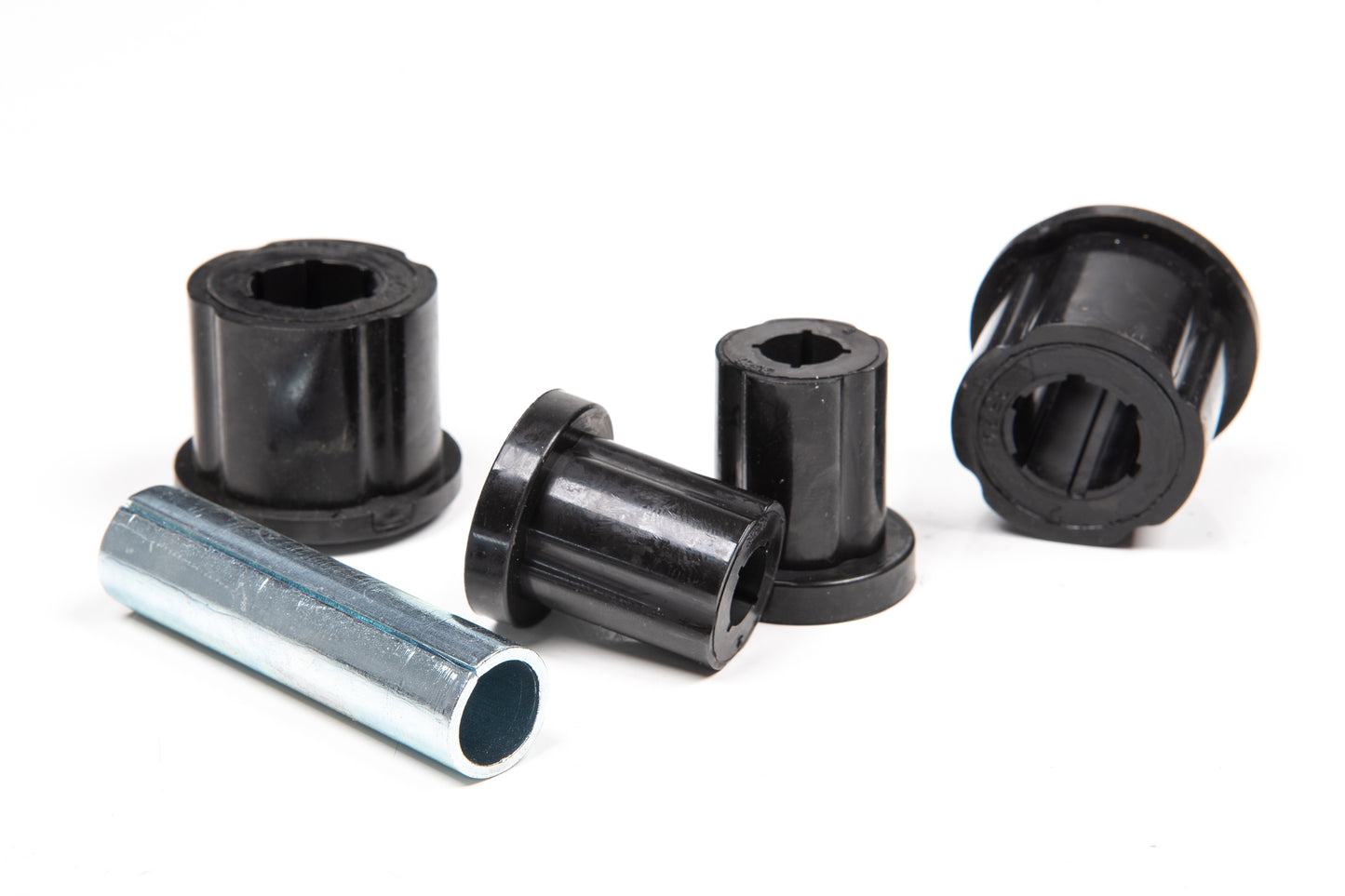 Jeep CJ Rear Spring Bushing Kit Black