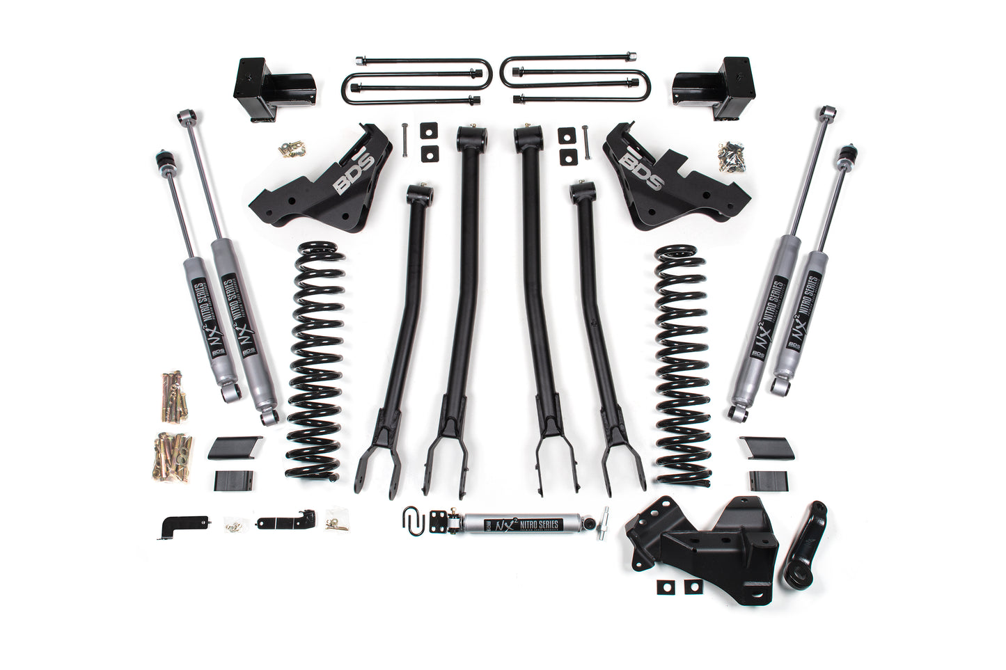 2023-2026 Ford F250/F350 4wd 5" 4-Link Suspension Lift Kit 3" Rear Block (W/O