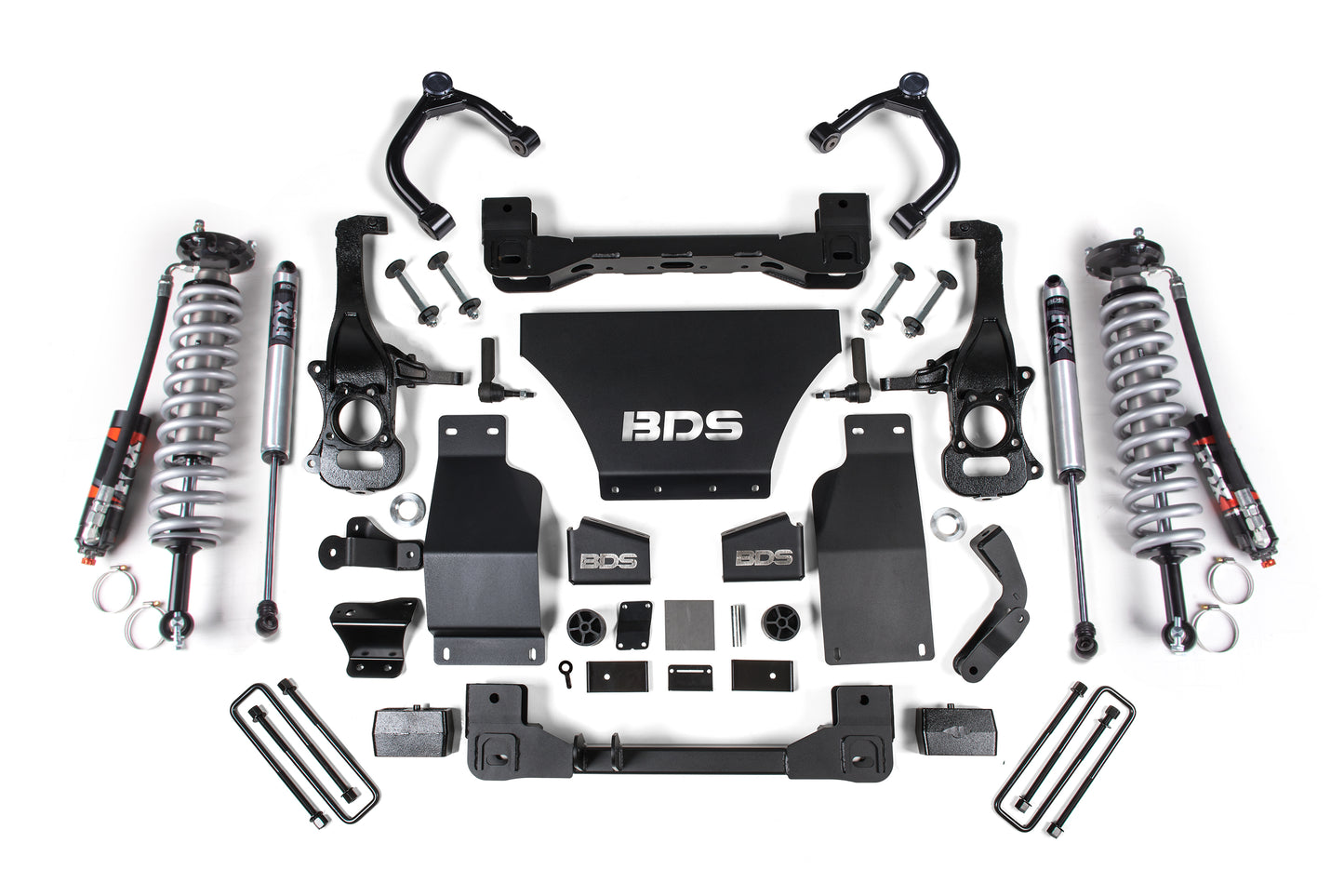 2019-2026 Chevy/GMC 1500 Gas 4wd 6" Coilover Suspension System 5" Rear Block -