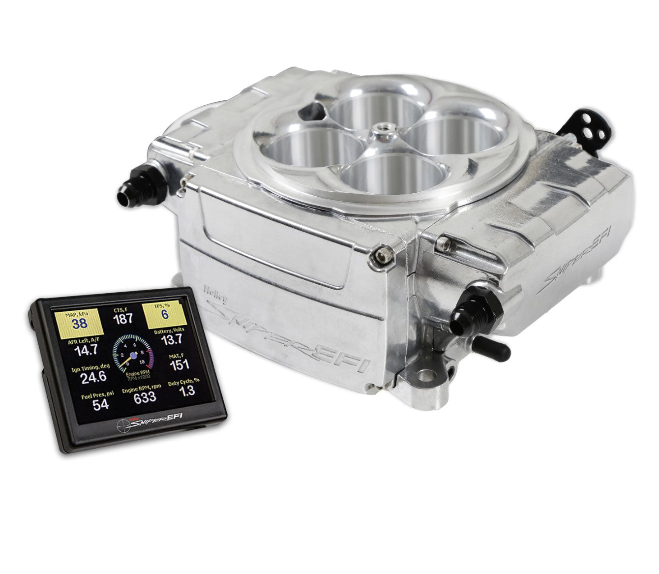 HOLLEY SNIPER EFI - SELF-TUNING KIT - SHINY FINISH
