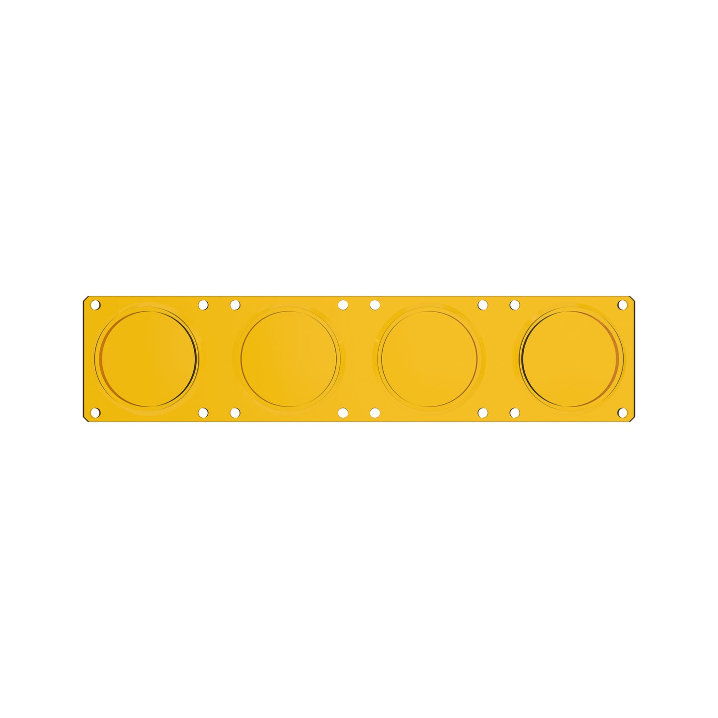 10" KC Lens FLEX ERA Bar Spot Performance Yellow