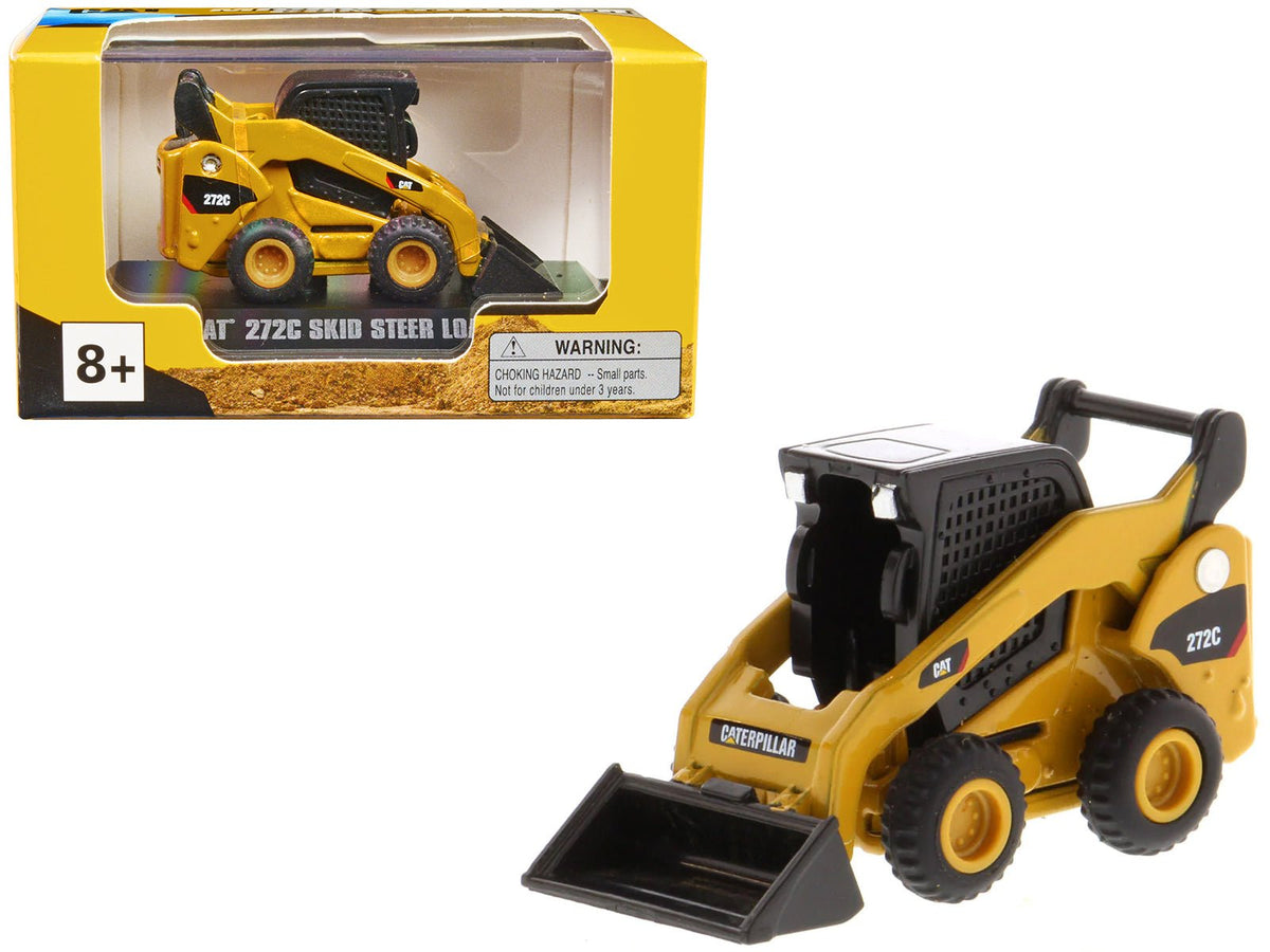 CAT Caterpillar 272C Skid Steer Loader Yellow "Micro-Constructor" Series Diecast Model by Diecast Masters free shipping USA